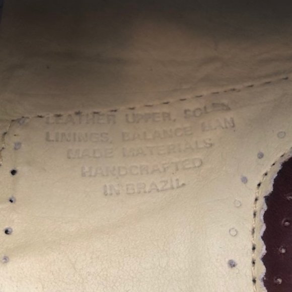 Paragon Men's Brown Leather Tassel Loafers Slip On US 10D Handcrafted in Brazil - Picture 6 of 8